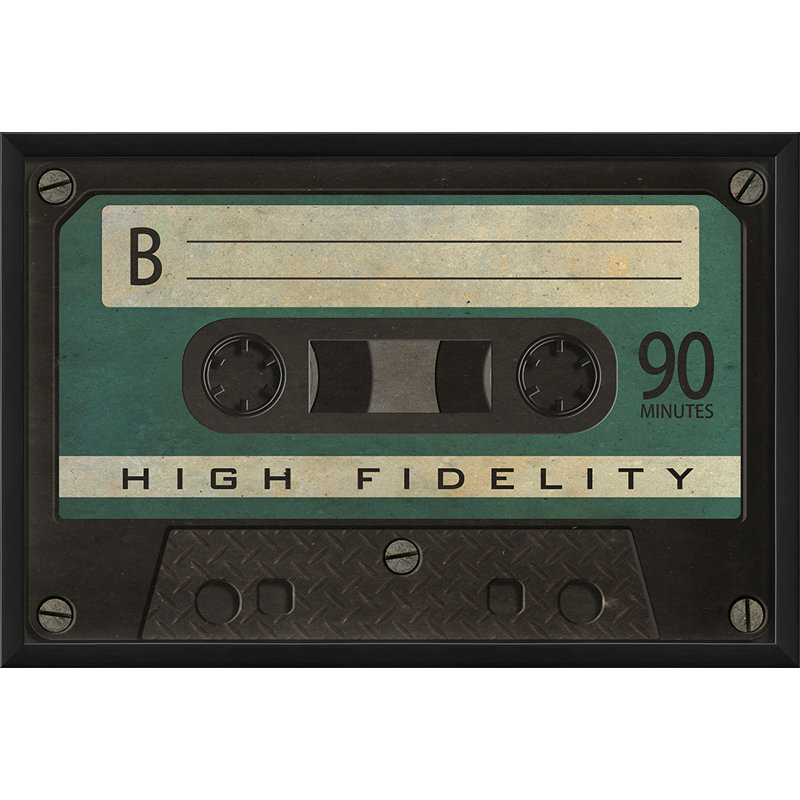 Cassette à ruban, impression encadrée