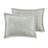 Grey Crushed Velvet Comforter For Twin/twin Xl With Core And
