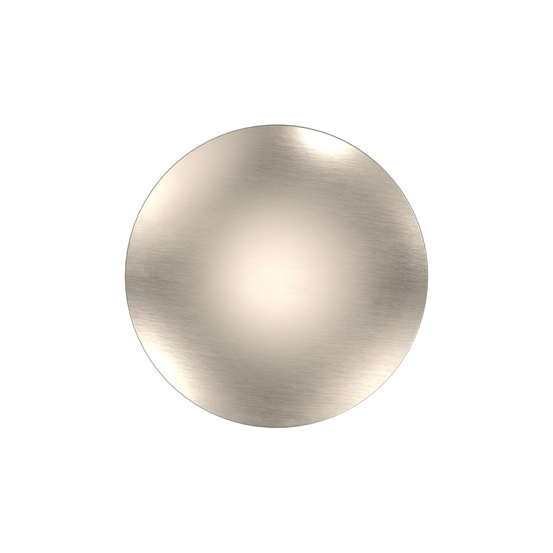 Universal Size All-Brass Pop-Up Drain , Brushed Nickel