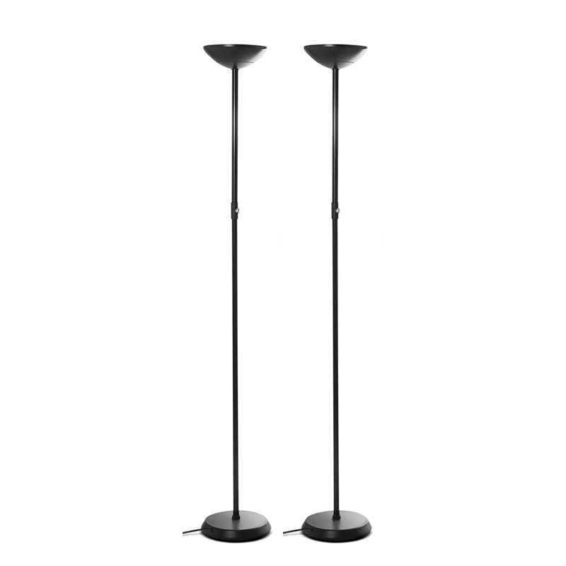 12.6'' LED Torchiere Floor Lamp Set