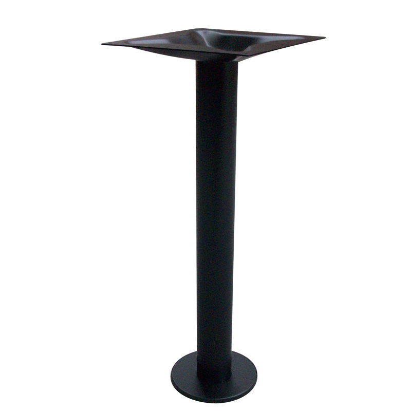 Floor Mounted Steel Dining Height Table Base