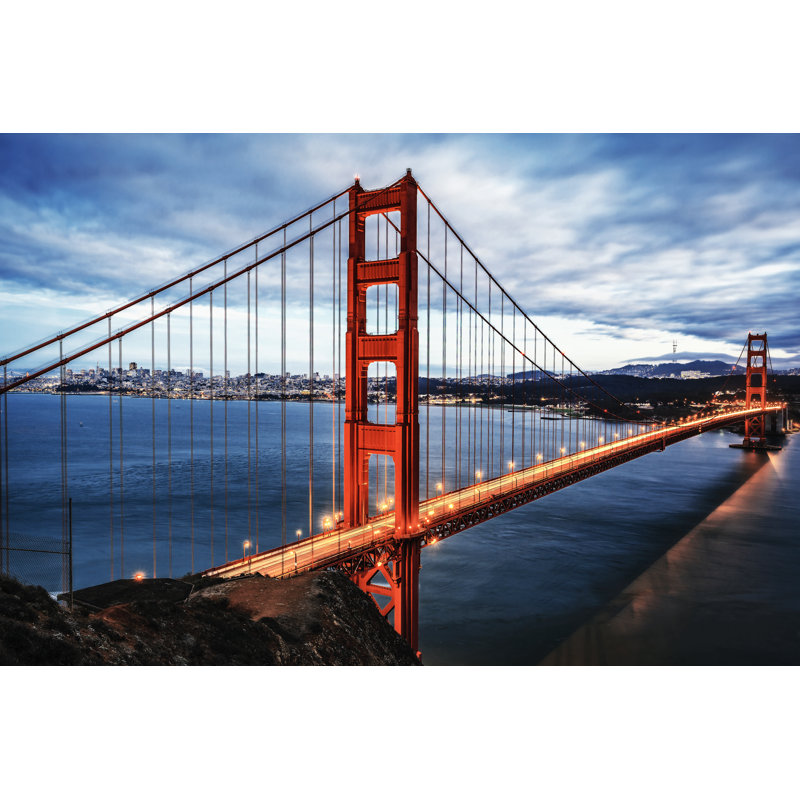 Golden Gate Bridge - Photographie sur toile, H 8 po x l 12 po