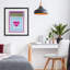 «We Are A Perfect Match», reproduction sous verre encadrée, design par Lil 'Rue-130831895-130831896