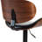 Swivel Upholstered Adjustable Height Bar Counter Stool with Metal Frame-1752410541-1752410546