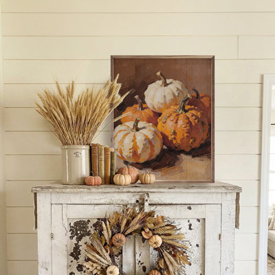 Classic Orange Mini Pumpkin Still Life