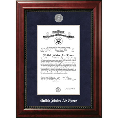 Air Force Certificate Executive Picture Frame