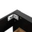 Tablette de meuble-lavabo noir 30 po Chestnut