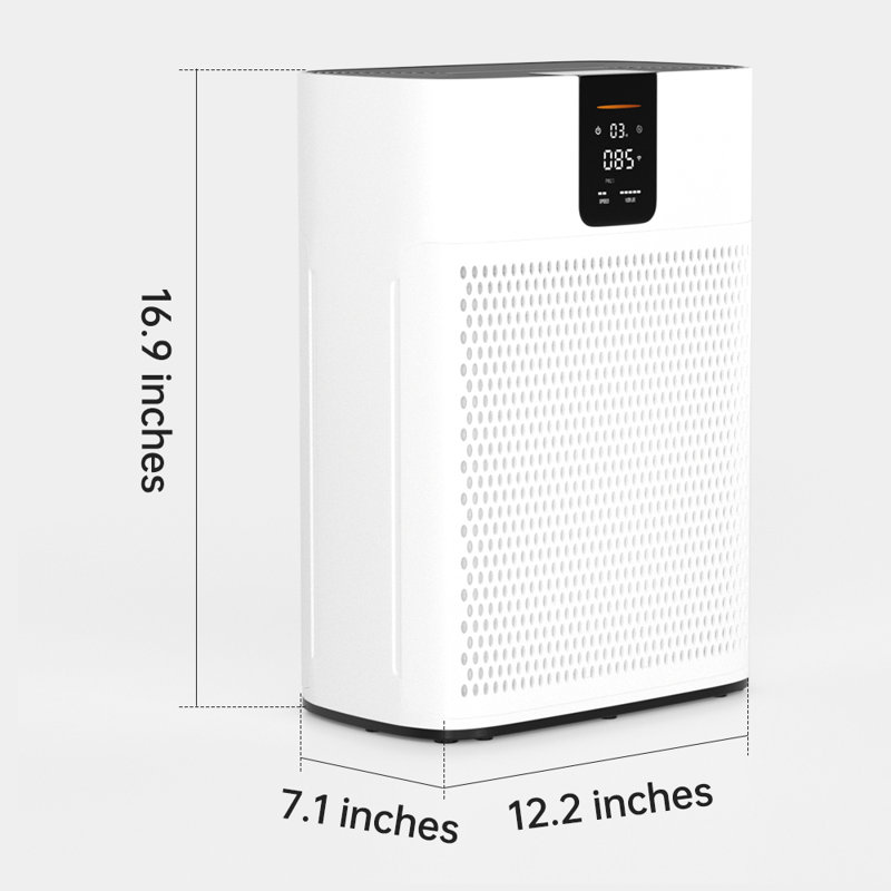 Purificateur d'air intelligent pour la maison jusqu'à 2400 pieds carrés avec filtre Hepa