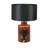 Campa 40Cm Red/Gold/Brown Table Lamp Base