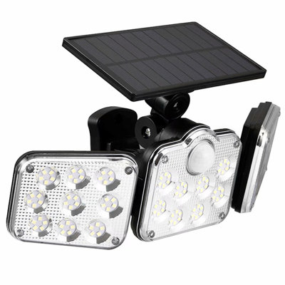 Renae 138LED Dusk to Dawn Solar Outdoor Lights Waterproof Security Flood Lights with Motion Sensor