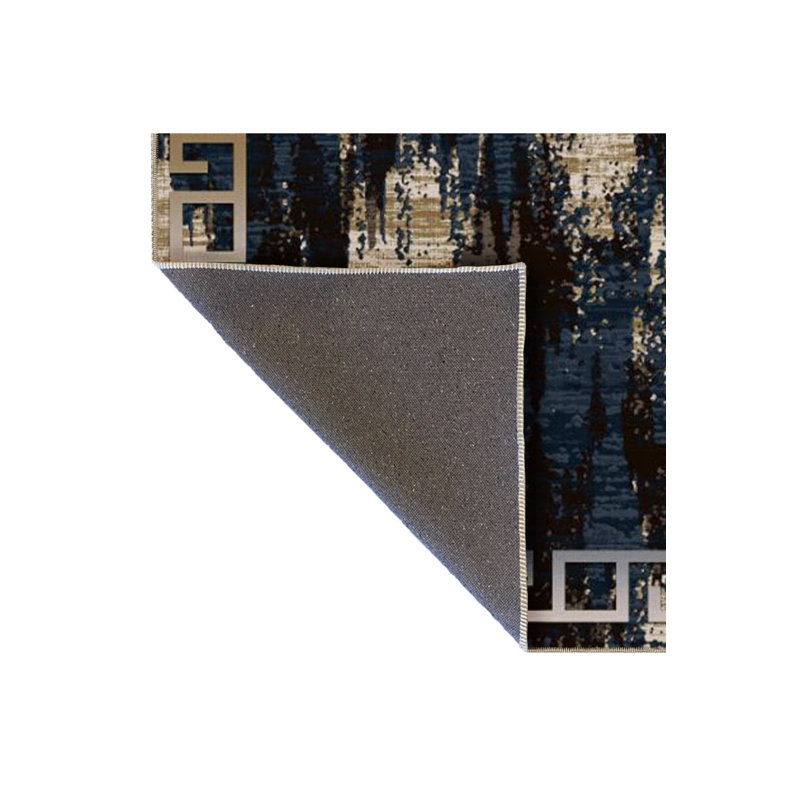 Tapis décoratif multicolore à motif abstrait et créatif, Rectangle 2 pi 6 po x 4 pi 11 po