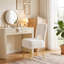 Tabouret de coiffeuse en molleton avec rangement Teddy-132157794-135110778