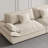 White 100% Polyester Modular Sofa cushion couch-109305695-109305700