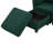 Loveseat Sofa 70.9" Free-Combined Sectional Convertible Sofa Bed With Storage Space, Two Movable Ottomans, Four USB Ports And Two Cup Holders For Living Room, Green-1071295802