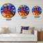 Color Fusion V - Horloge murale moderne-60327934
