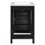 Meuble-lavabo de 20 po avec lavabo en céramique, fermeture en douceur et rangement compact-1663491016