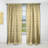 Floral Pattern - Damask Mid-Century Modern Blackout Curtain Single Panel-222049424