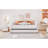 Twin Size Upholstered Daybed with Ergonomic Design Backrest and Trundle-1136942626