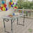 Derek Adjustable-Height Fold-in-half table, 24 x 48