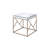 Flori Mirrored Glass Top End Table-52972601