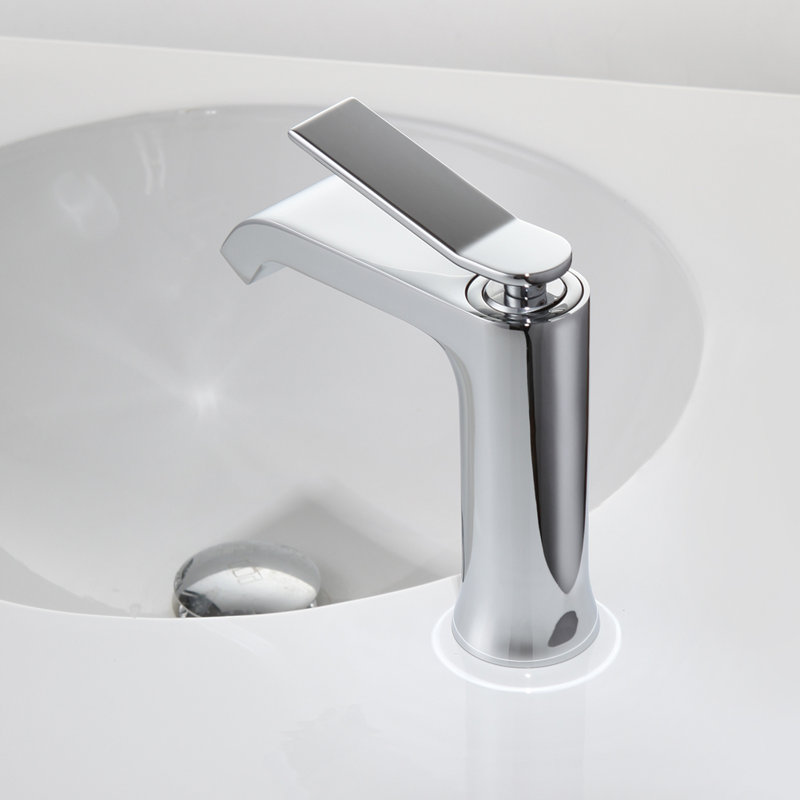 Robinet de salle de bain à un trou, Doré