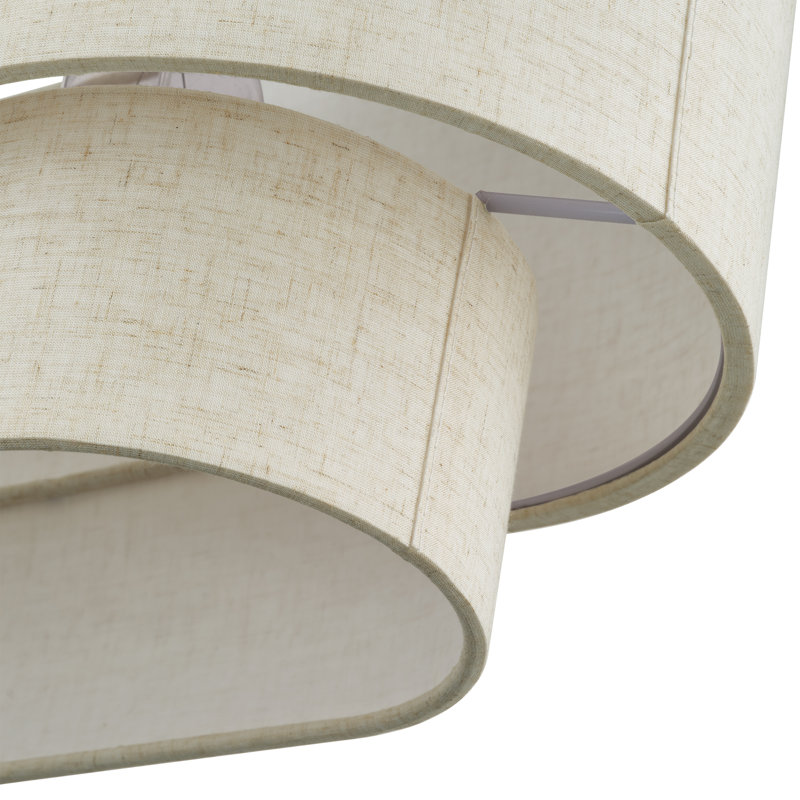 Lustre linéaire moyen en bronze 3 lumières Aselin, Bronze, H 19,5 po x l 10 po x P 30 po, Trois lumières