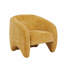 Fauteuil demi-tonneau entièrement assemblé moderne et confortable avec revêtement en tissu d'ameublement Hitas-526529414