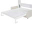 Lit escamotable double pleine grandeur avec coussin, blanc-1461936355-1461936356