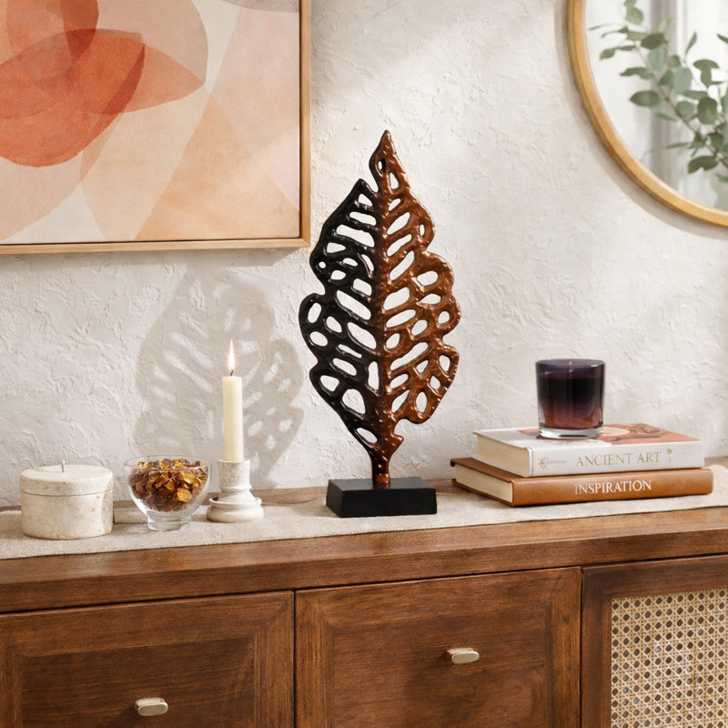 Sculpture de table Ornate Gold Leaf