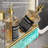 Single Shelfwith Rod No-Drill Luxury Bathroom Vanity Organizer Shelf-183364623