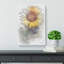 The Sunflower in Abstract - Wrapped Canvas-55302615