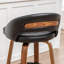 Tabourets de bar pivotants en simili cuir Lawrence-173825739-173825757