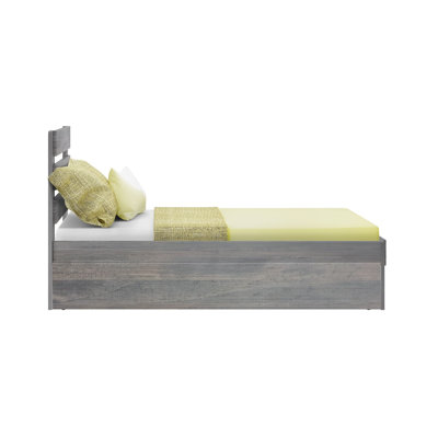 Decimus Solid Wood Platform Bed with Trundle