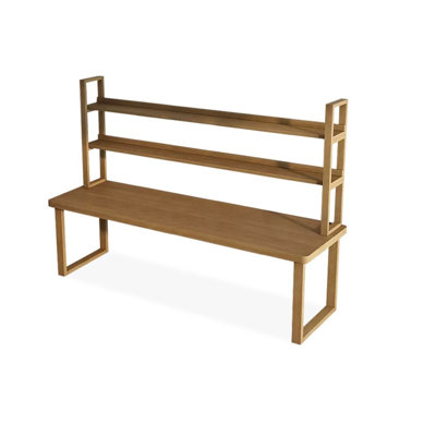 Bureaux rectangulaires en bois massif Burlywood