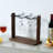Cameren Solid Wood Wine Glass Rack in Brown