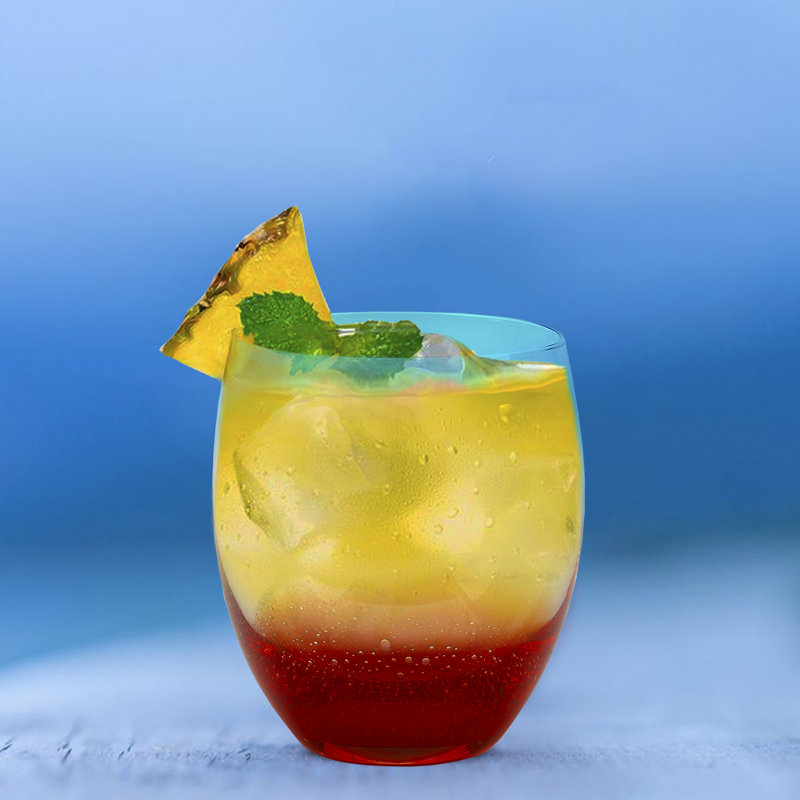 Verre à vin sans pied 16 oz rock cocktail Quinlynn