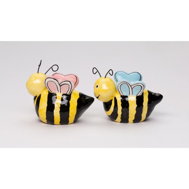 2 Pieces Honey Bee Salt And Pepper Set