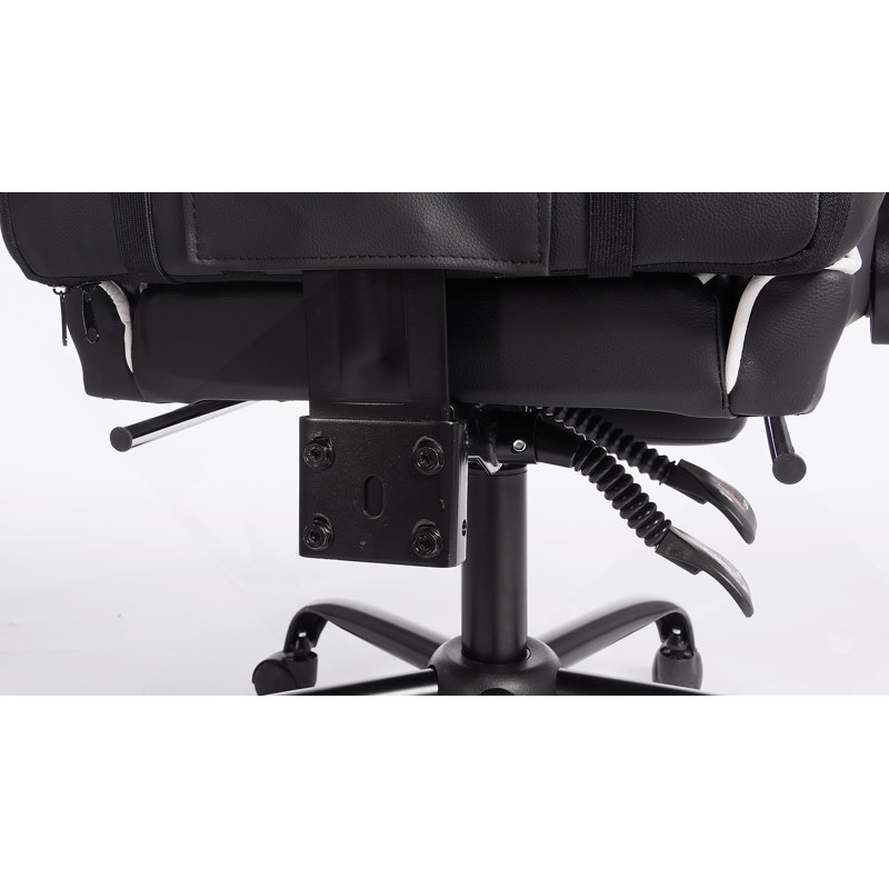 Fauteuil de jeu ergonomique en E-Sports avec massage et cuir PU, confortable et sécuritaire pour une utilisation prolongée