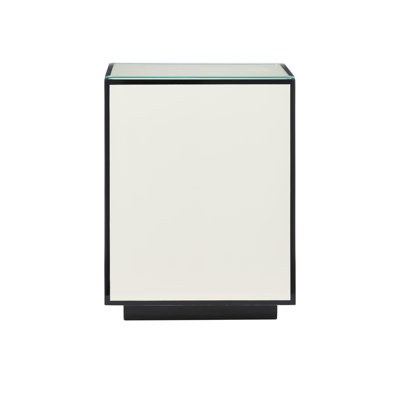 Lacquer Glass End Table
