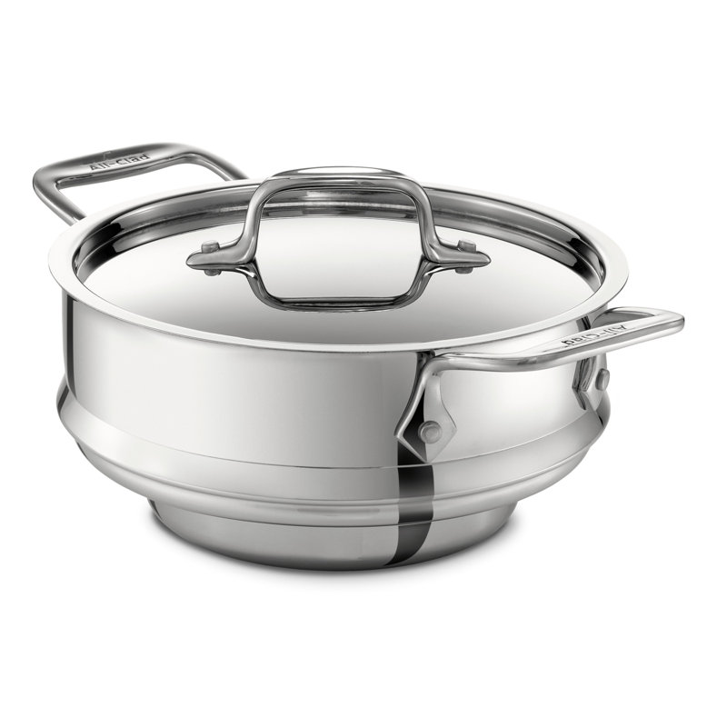 3 qt. Stainless Steel Pot Insert with 8.9 in. Diameter