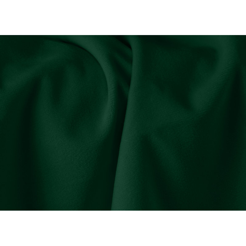 Lit plateforme tapissier Elly, Lit simple, Velours vert