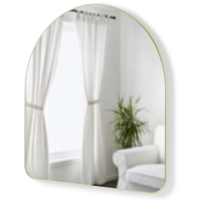 Hubba Wall Mounted Arched Mirror Full Lenght Large Mirror 86 x 91 cm