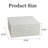 Modern Square Coffee Table | Creamy White, No Assembly MDF Design | Gift Idea