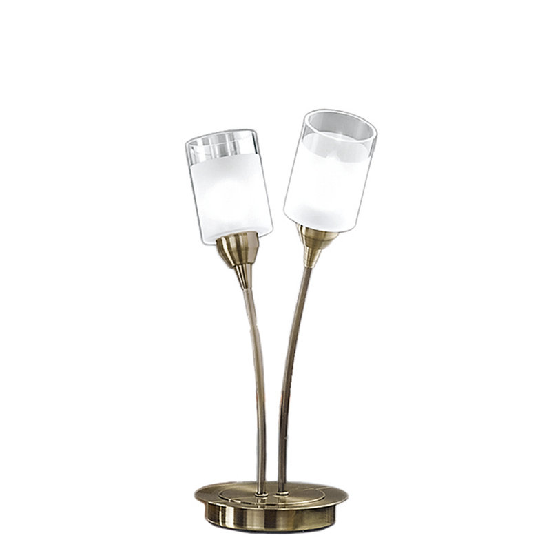 Saniyah Metal Table Lamp Lamp, Bronze