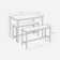 Franko Dining Set with 2 Benches
