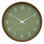 Horloge murale moderne, silencieuse, cadre en bois de 12 pouces «LYRA»