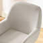 Chaises de salle à manger pivotantes en lin l 22,83 po Rayshawn-124328916