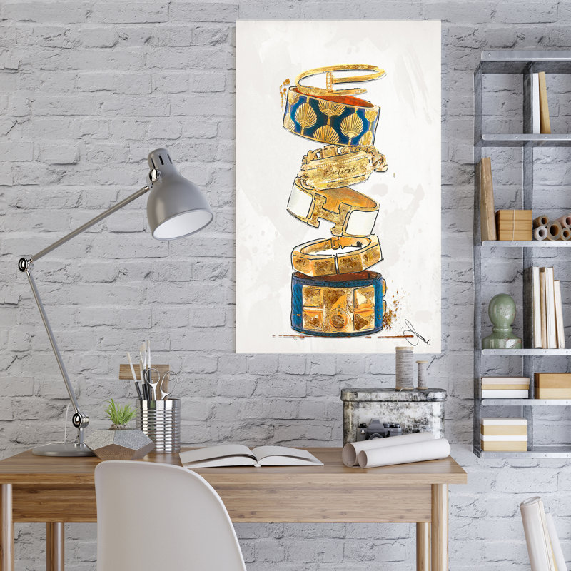 « pure gold », impression sur toile, H 48 po x l 28 po x P 1,5 po, Toile tendue