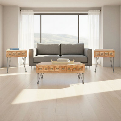 Ensemble de tables basses 3 pièces Karmin