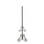 Single Panel Iron Fireplace Screen - Modern Stylish Diamond, 40.68"W X 9.16"D 31.44"H, Black Panel, Elegant Pattern 41.5" 8.9" 32.1",